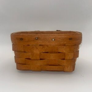 Vintage Longaberger Handcrafted Woven Mini Basket